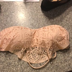 Light pink/peachy bikini top